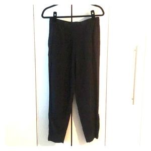 Black silk All Saints joggers/trousers